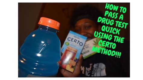 how to fake a drug test with someone watching|how to use certo pass thc test.